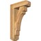 Ekena Millwork Merced Craftsman Rough Sawn Bracket w/ Offset Brace, Western Red Cedar, 6"W x 18"D x 30"H BKT0604X18X30MRC04RWR - alternate 1